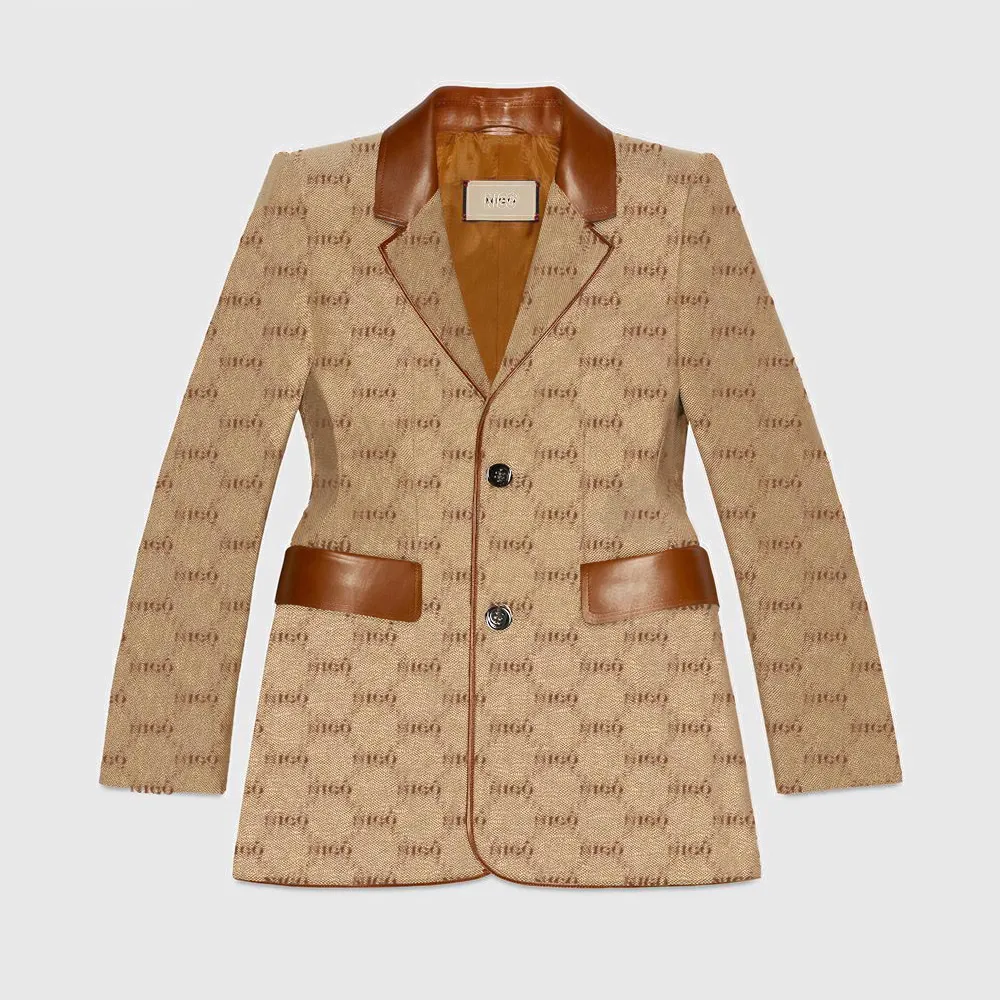 Haut profil costume Designer mode Windsor reine femmes costume vêtements de créateurs blazer avec des lettres pleines printemps nouveaux hauts sortis