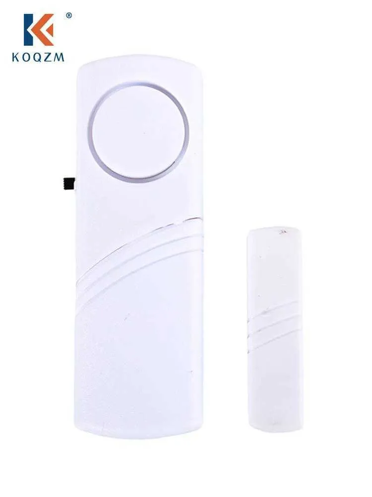 Onafhankelijke houten deur alarmsensor raam detector met 90 db zoemer inbreker beveiligingssysteem AAA -batterij