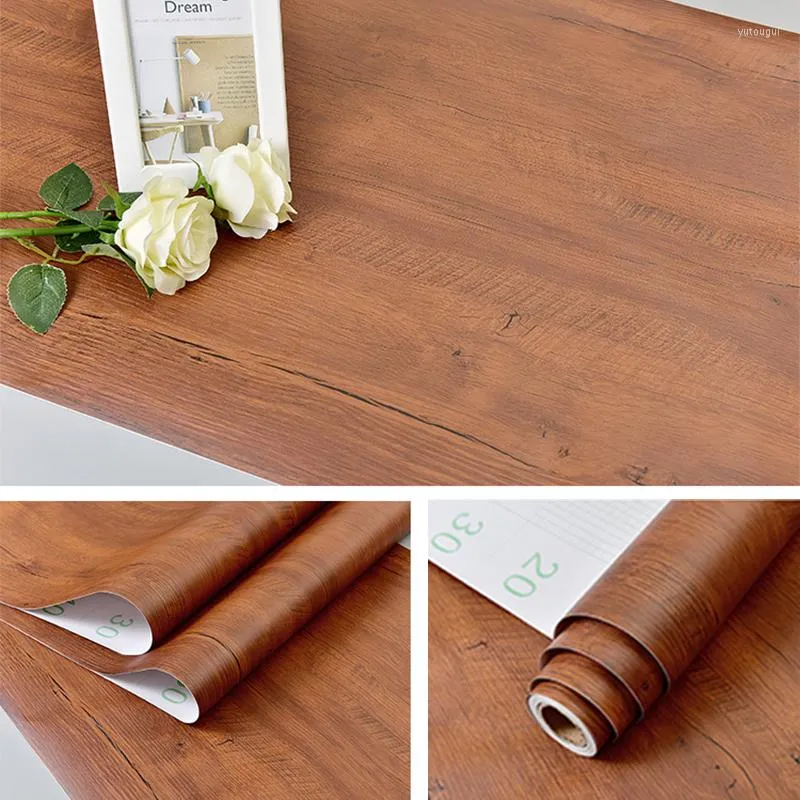 DecoLux Woodgrain Sticker PVC Self Adhesive Wallpaper For