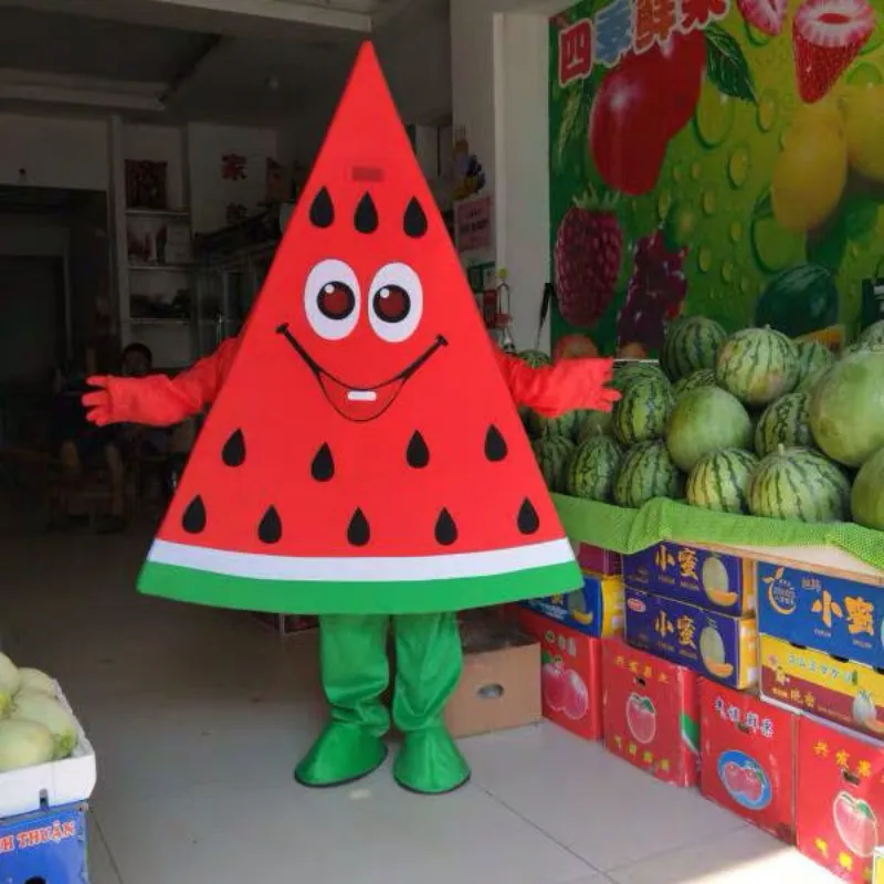 Fruit Mascot Costume Watermelon Summer Party Game Dress-up Outfit Halloween Mascot Suit Birthday Cartoon Character Adult