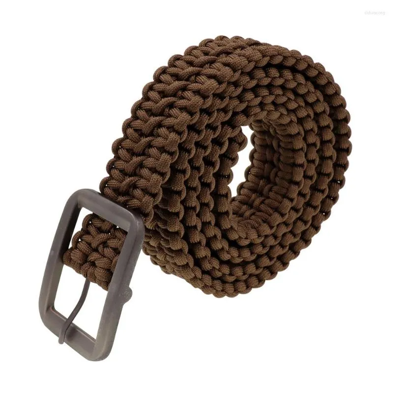 Gadgets de plein air Tactique 550 Paracord Parachute Cordon Taille Ceinture Survie Tissé Camping Chasse Randonnée D'urgence Avec Boucle En Métal