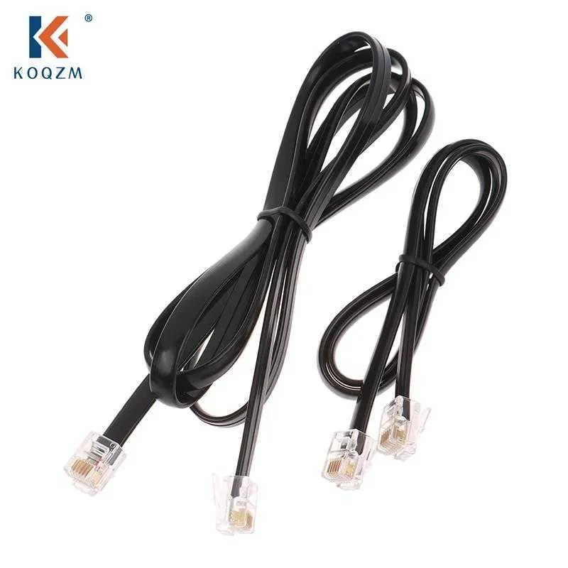 RJ12 6P6C Autoguide Camera Cable Flat Wire 0.5-5 ft for Ioptron Auto ...