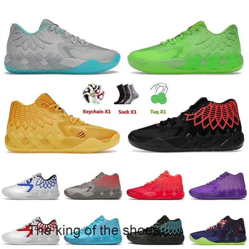 Basketballschuhe LaMelo Ball MB.01 LO UFO Black Blast Rick And Morty Red Queen City Beige für Herren Galaxy Trainer Tennis Athletic Sneakers