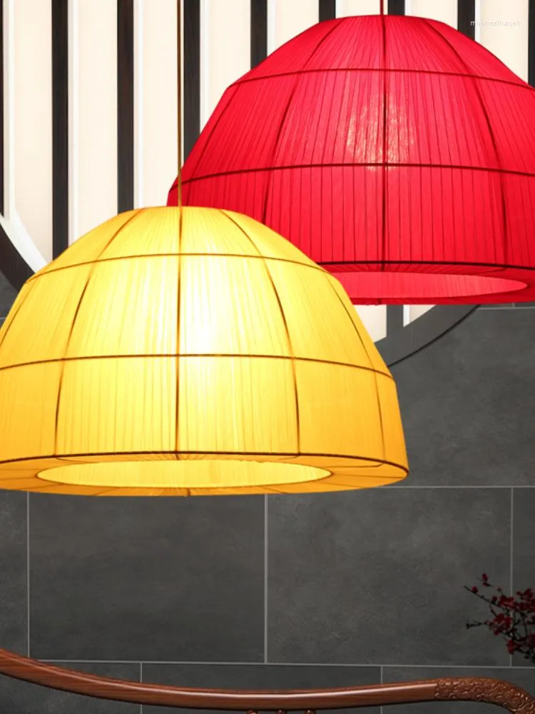 Подвесные лампы на заказ фонарь люстр ретро современный минималистский китайский стиль идеи ресторана Китай Первое освещение
