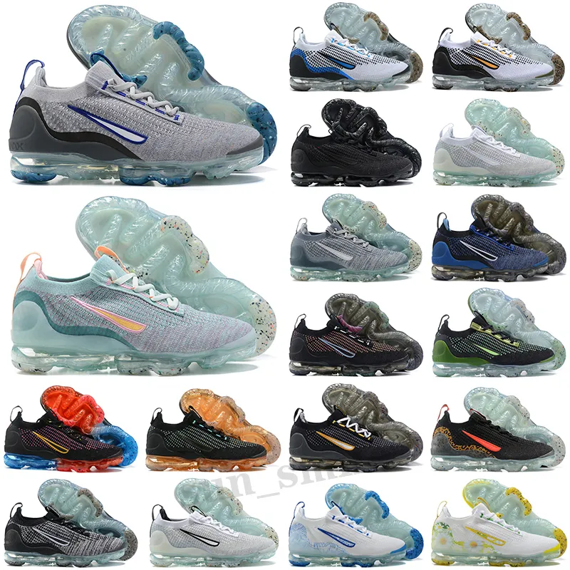 2021 FK Vapores Triple Black Anthracite Laufschuhe Oreo Obsidian Männer Frauen Trainer Metallic Silver Grey Neon Pink Volt Bold Blue Oatmeal Light Dew Sneakers 36-45