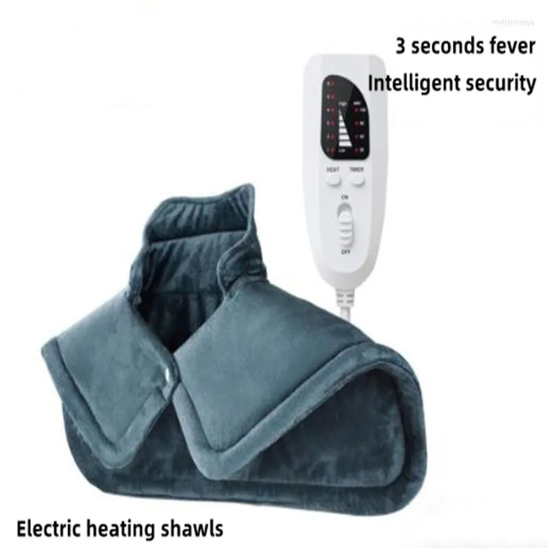Cobertores para trás da dor do pescoço Aquecimento elétrico Shawl Eletrotérmico Cantura abdominal perna para manter o manto quente de xales de inverno