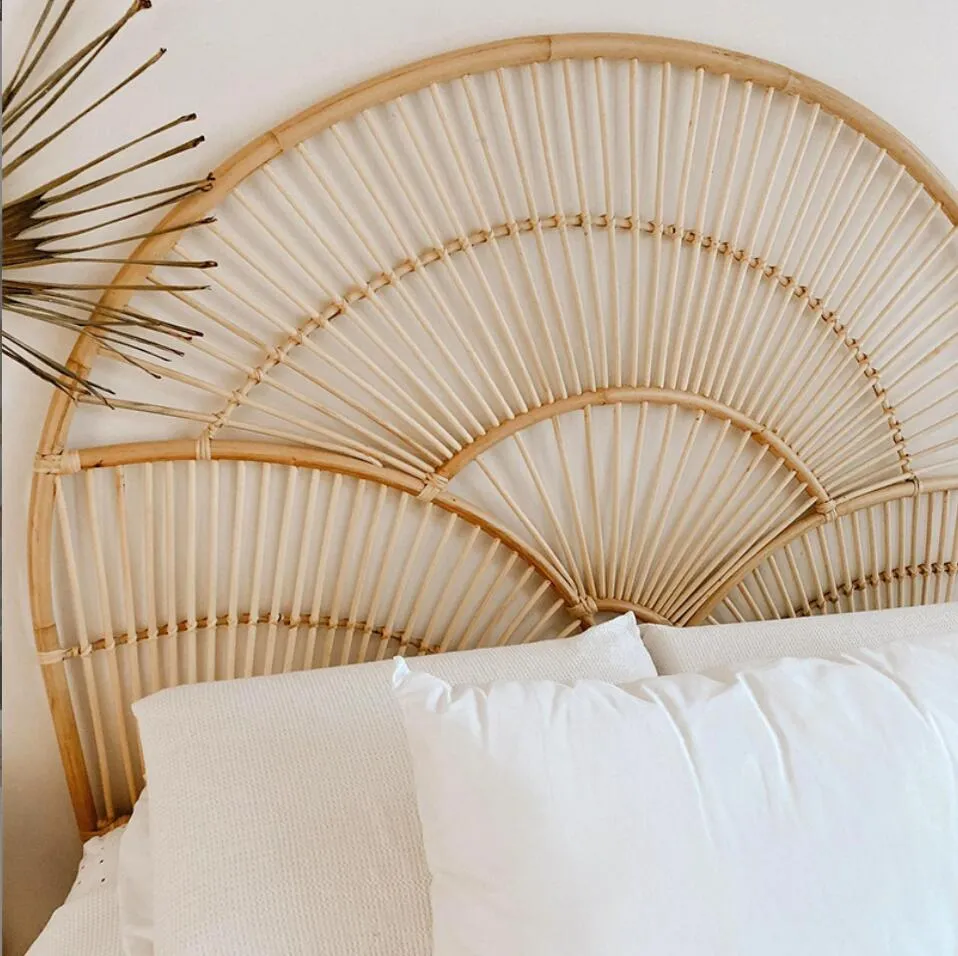 Rattan on sale headboard cheap