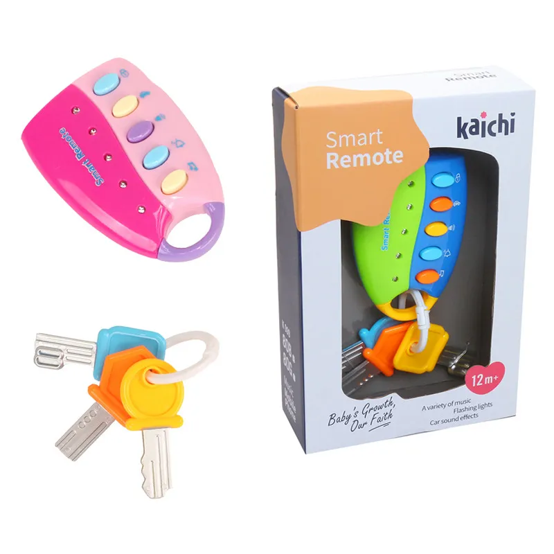 Bébé Jouet Musical Clé De Voiture Vocal Smart Télécommande Voitures Voix Faire semblant Jouer Jouets Éducatifs Pour Enfants Musique Jouets 01174