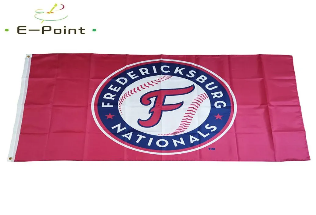 MiLB Fredericksburg Nationals Drapeau 35ft 90cm150cm Polyester décoration volant maison jardin drapeau Festive gifts6973471