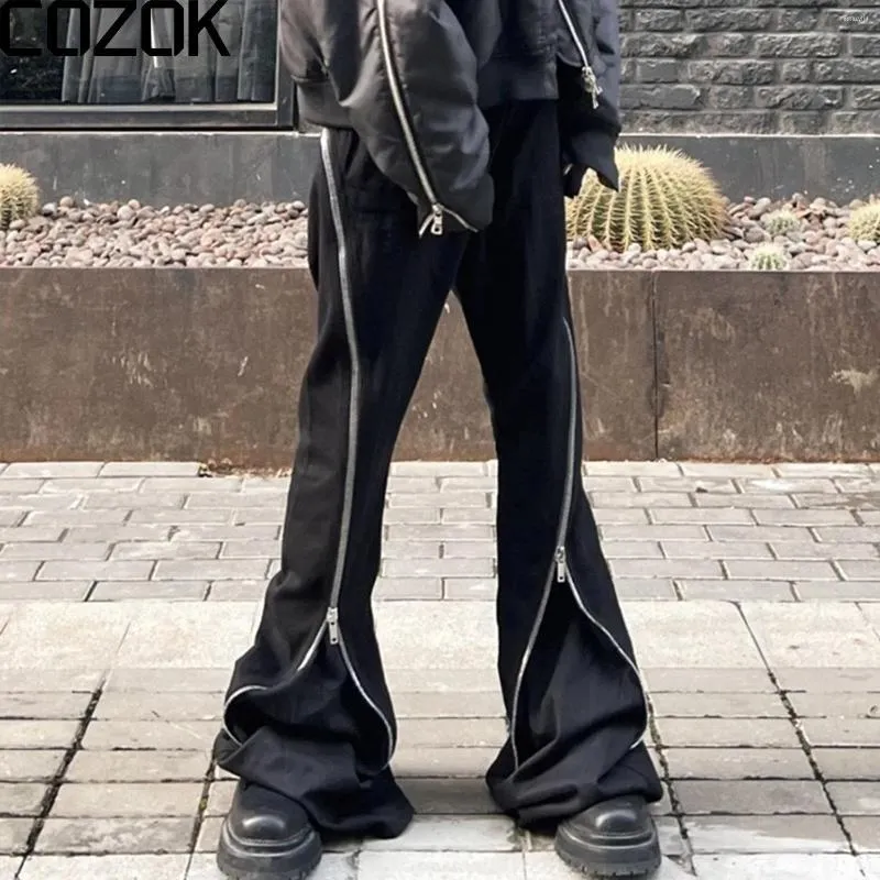 Mens Black Ripped Jeans Vintage Screw Twist Black Micro