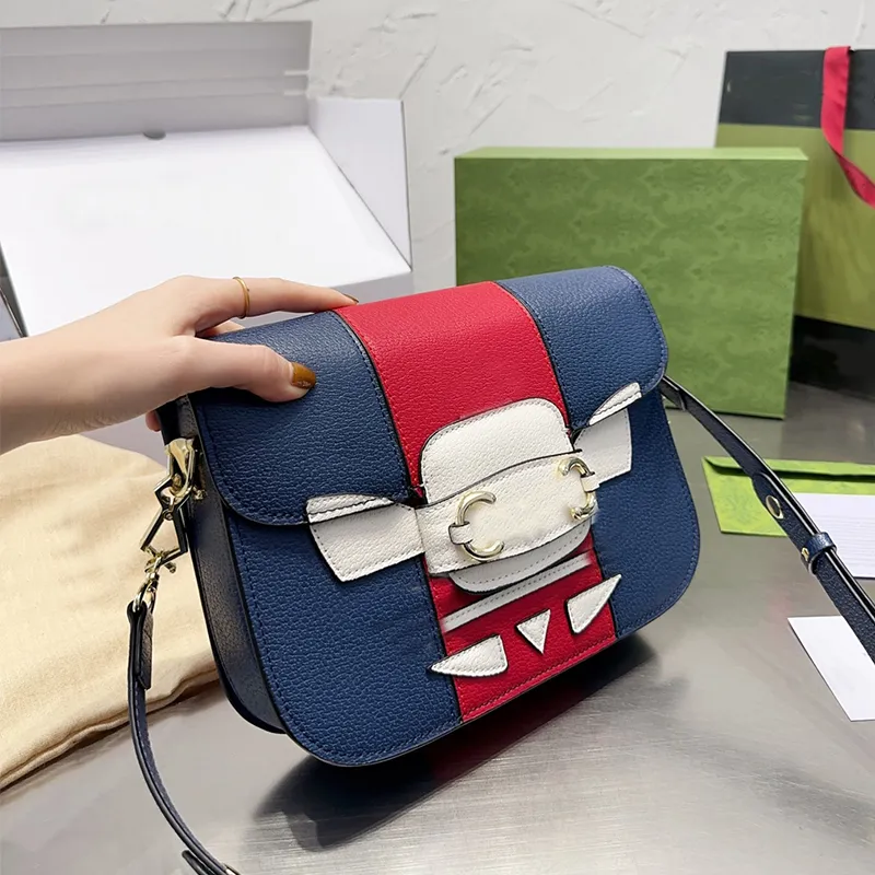 5A Designer Bag 5A Designer Bag Crossbody Sling Women Messenger Handväskor axelband Bag äkta läder flip plånbok kvalitet handväska modebrev