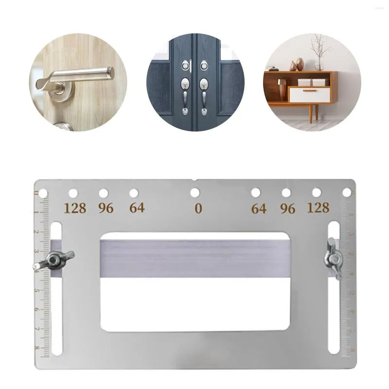 Professional Hand Tool Sets Stainless Steel Drill Guide Cabinet Hardware Jig Drawer Pull Wood Dowelling Furniture Door Handle Punching