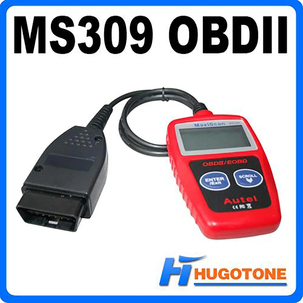 車両ツール MS309 OBDII OBD2 EOBD 車診断スキャナーコードリーダースキャン自動ツール