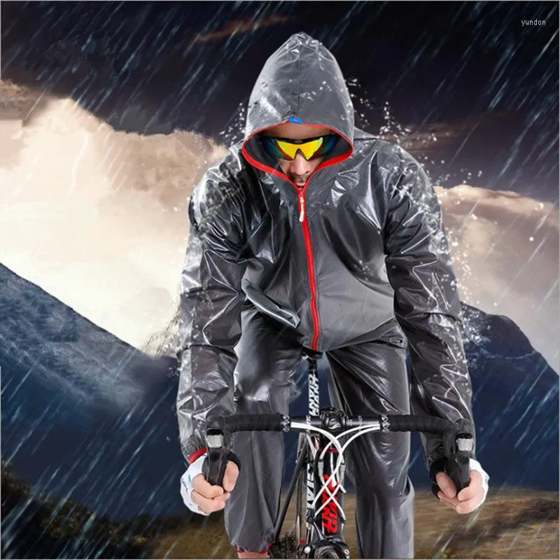 Ensembles de course imperméable vélo cyclisme veste vélo imperméable respirant manteau de pluie Poncho pour Ciclismo Jaqueta Masculina