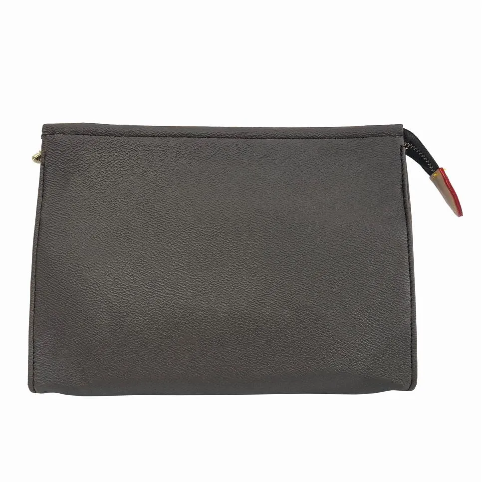 Pochette de toilette de voyage pour hommes et femmes, sacs de maquillage de Protection, pochette en cuir imperméable pour cosmétiques pour hommes avec sac anti-poussière 236j