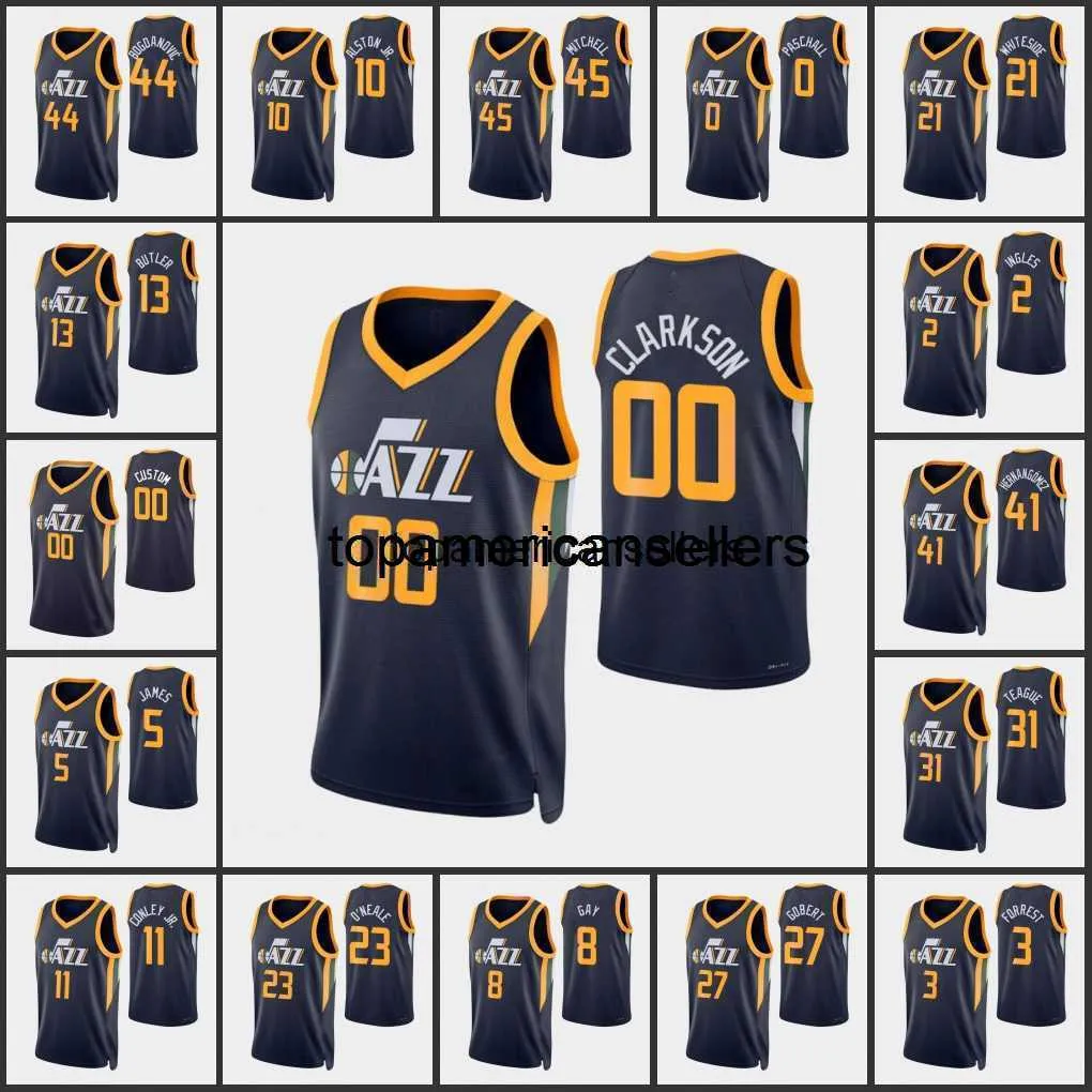 Custom Joe Ingles Rudy Gobert Bojan Bogdanovic Donovan Mitchell Mike Conley J