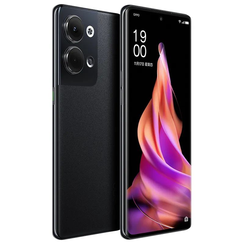 オリジナルOppo Reno 9 5G携帯電話スマート8GB 12GB RAM 256GB 512GB ROM SNAPDRAGON 778G 64MP NFC OTA ANDROID 6.7 "120Hz AMOLED曲線スクリーン指紋IDフェイス携帯電話