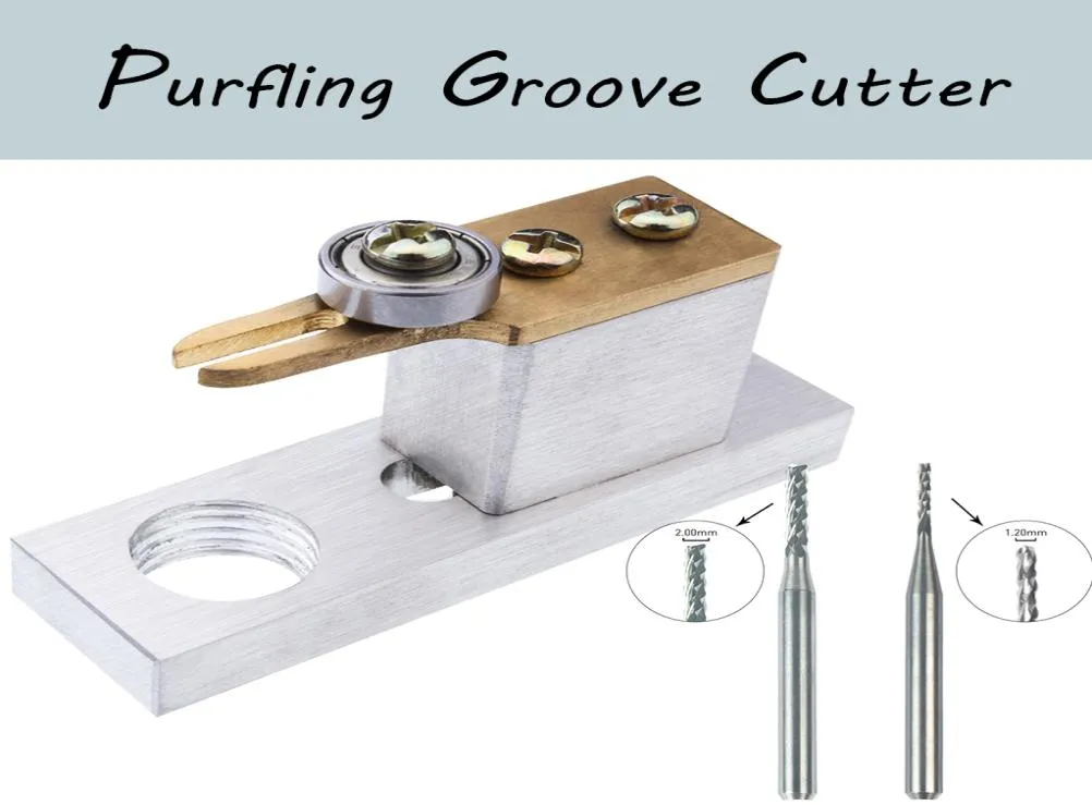 NAOMI Violin Purfling Groover Cutter Carrier Adjustable Stand Violin Making Luthier Tool 12mm 20mm Miling Cutters8122214