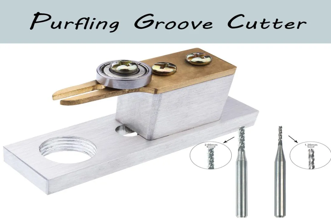 NAOMI Violin Purfling Groover Cutter Carrier Adjustable Stand Violin Making Luthier Tool 12mm 20mm Miling Cutters1266236