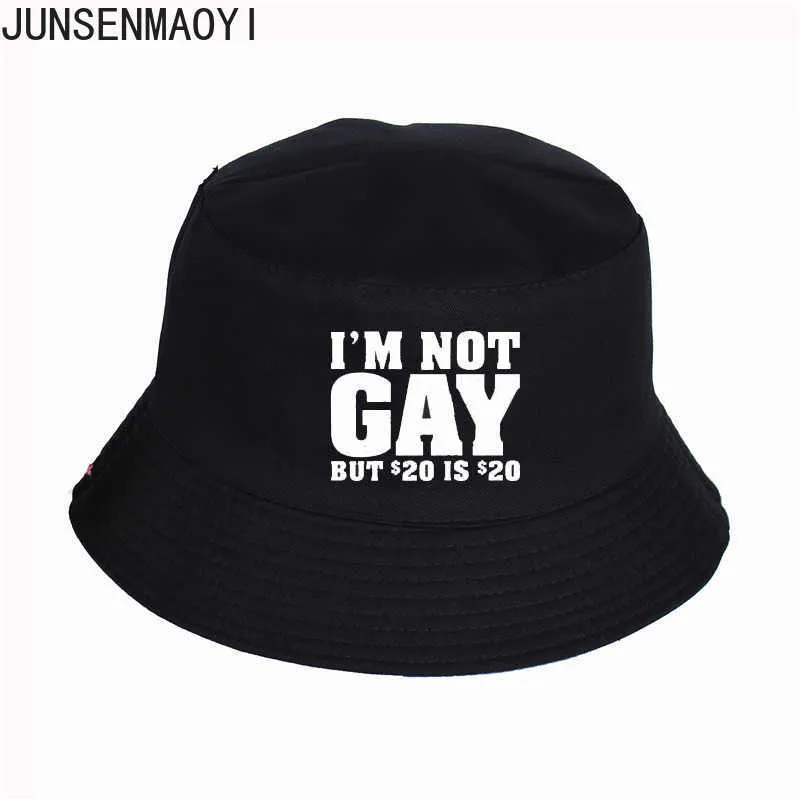 Stingy Brim Funny Bucket Hat Hm Im Not Gay, 20 Is 20 Bucks Ideal For Fishing,  Beach, And Outdoor Activities Unisex Sun Protection Cap Style 1209 From  Us_new_mexico, $7.05