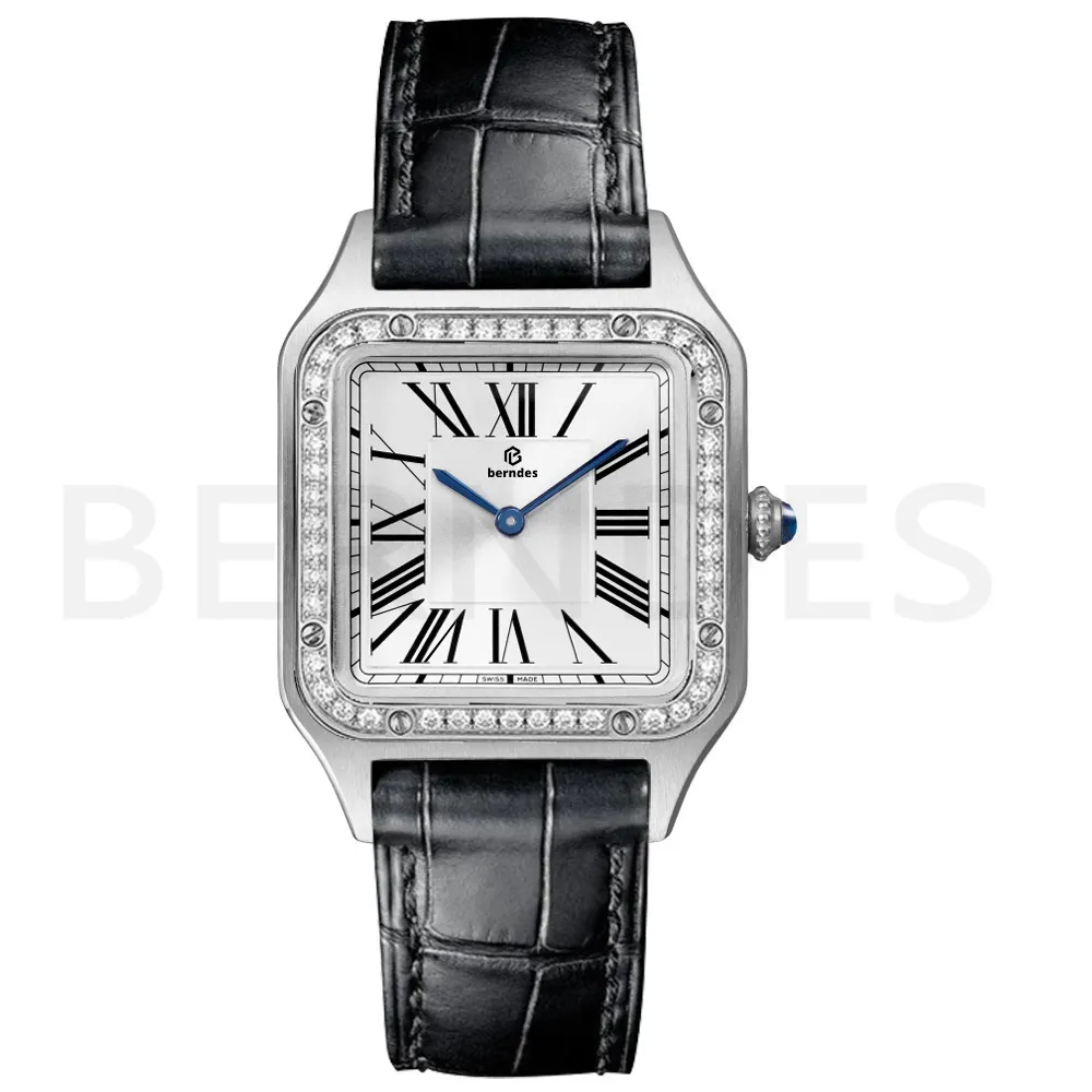 B diamond quartz watch hot sale