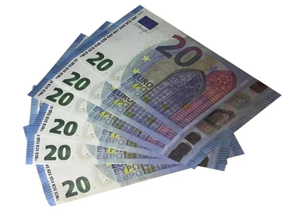 Prop Euro 20 Articoli per feste soldi finti Billette per film gioca a Collezione e regali Decorazione per la casa gioco Gettone finta billetta euro379349561WMZ