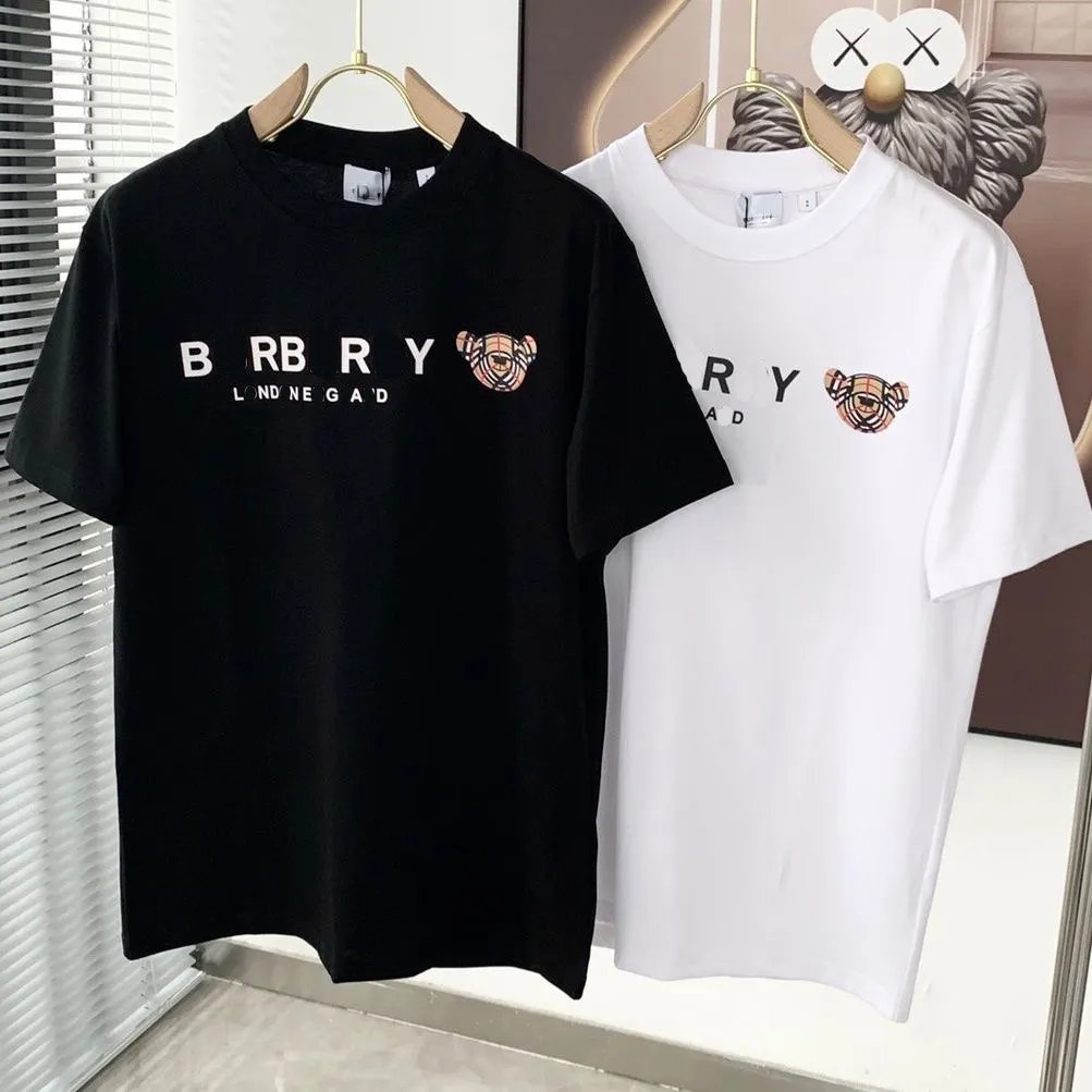 Dise ador de lujo para hombre Camiseta ropa al por mayor Carta impresa camisas Manga corta Marca de moda Dise ador Top Tees Su ter de dama grande