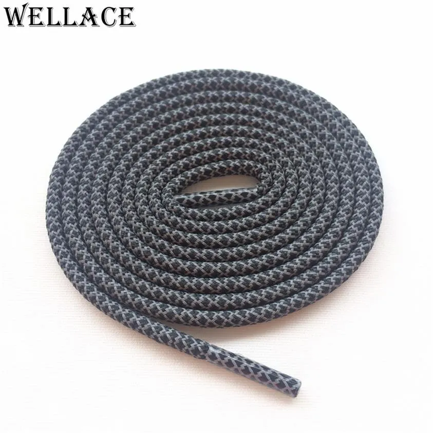 Wellace Round Rope 3M laces Visible Reflective Runner Shoe Laces Safty Shoelaces Shoestrings 120cm for boots basketball shoes278l