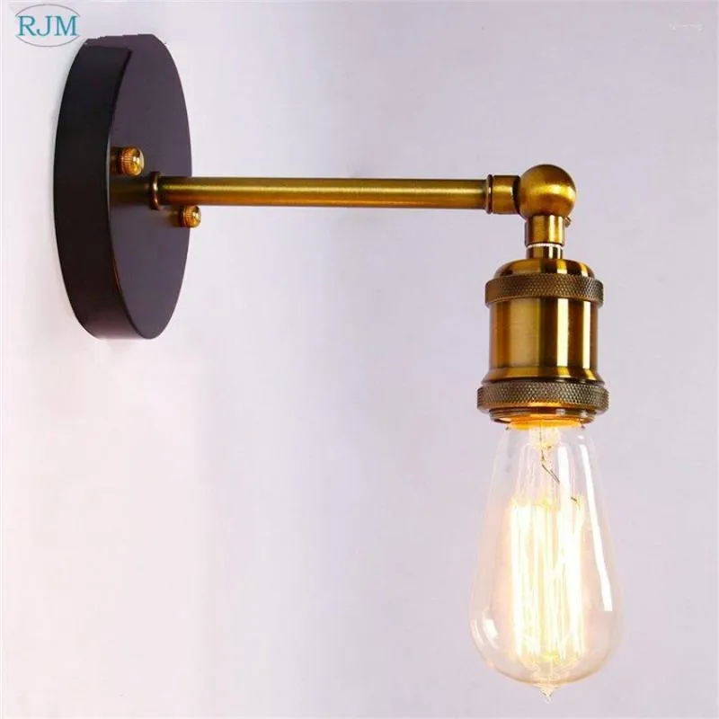 Wall Lamp Vintage Rustic Industrial Iron Lights Retro Loft Edison Lamps For Bedroom Sconce Aside Home Lampara De Pared