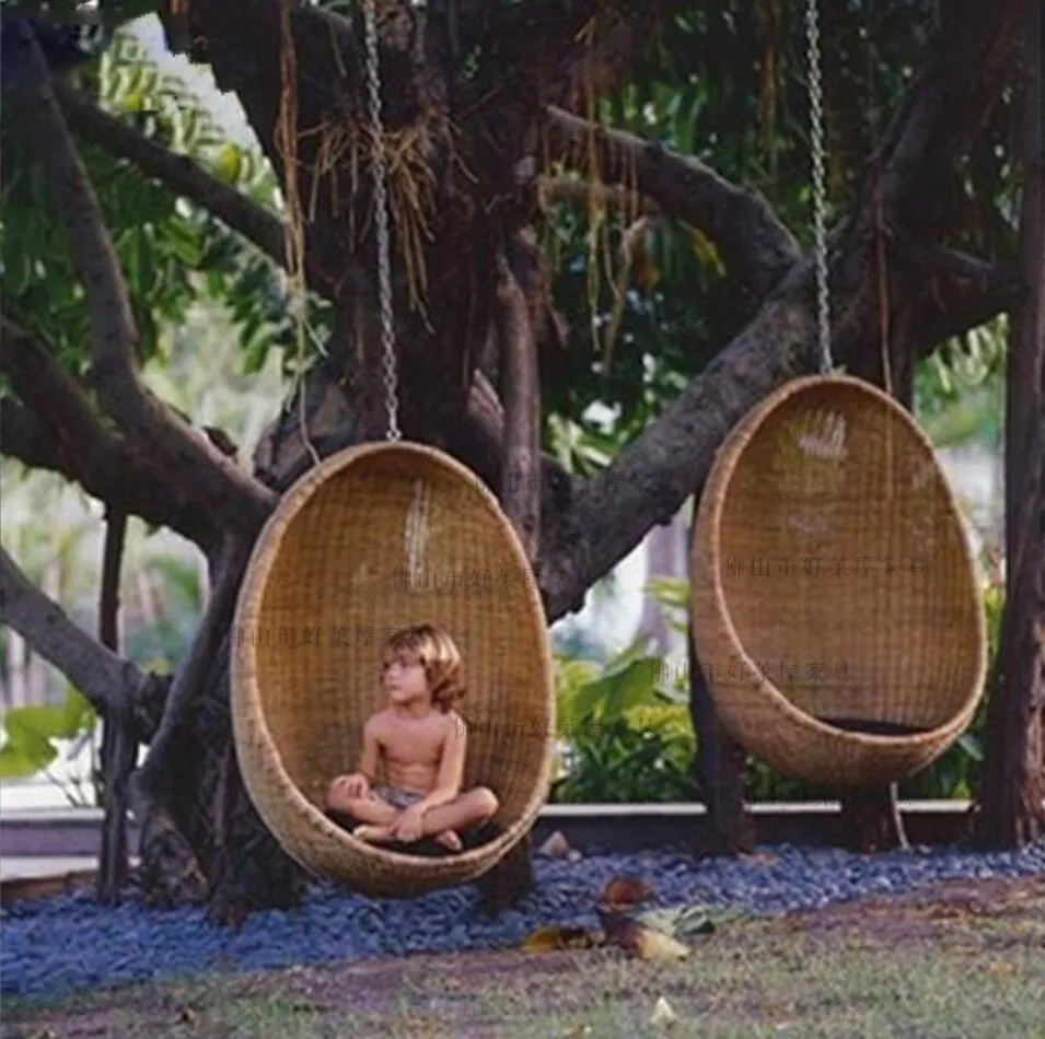 Vogelnest hangstoel slaapkamer meubels balkon hangende mandje riet riet riet volwassen indoor wieg stoelen schommelen buiten lui bed