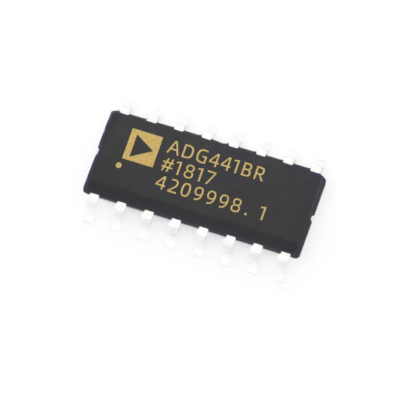 Novo interruptor original de circuitos integrados quadr spst adg441brz adg441brz-rreel IC Chip SOIC-16 Microcontrolador MCU