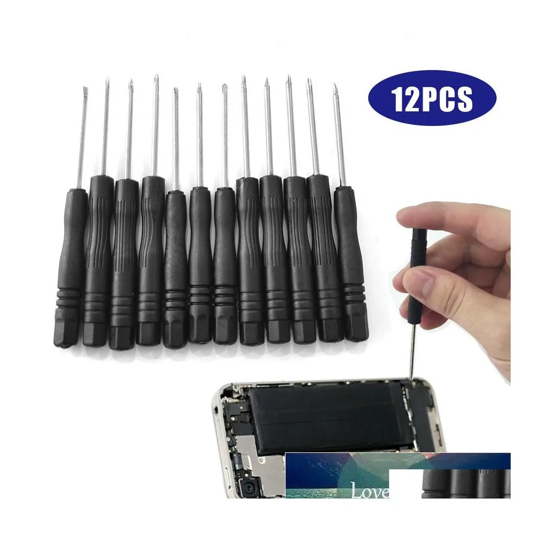 Other Household Sundries 12Pcs 2.0 Cross Small Screwdriver Toy 2Mm Word Gift Mobile Phone Disassembly Screw Batch Driver Se Drop Del Otgsv