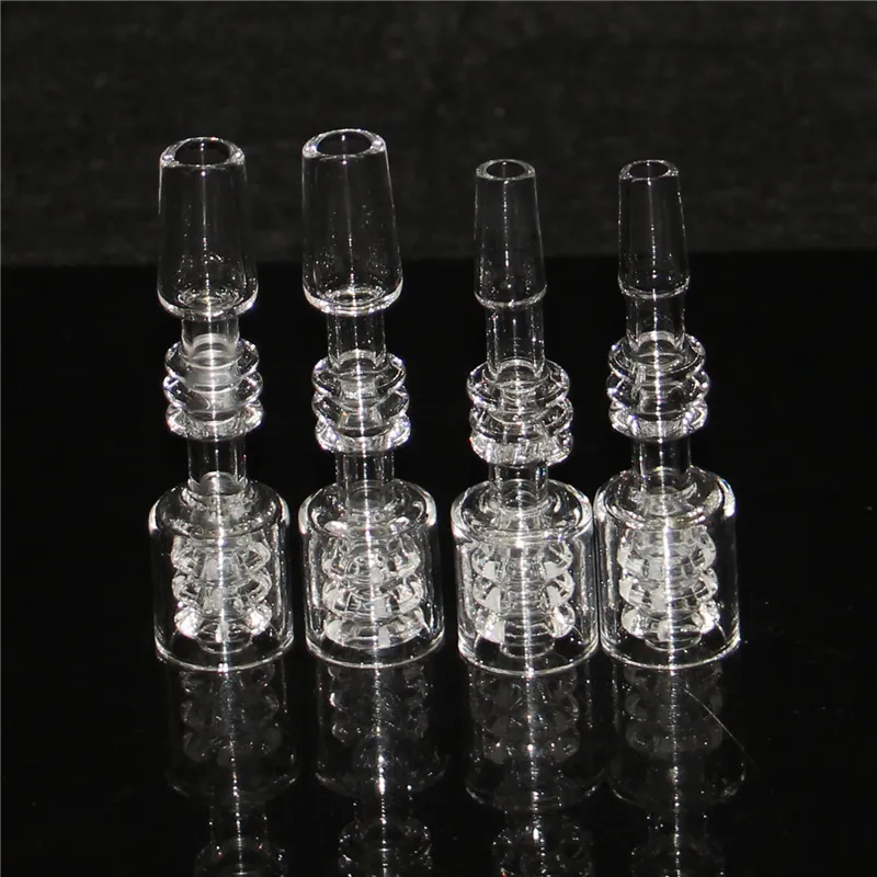 Narguilés 10mm 14mm 18mm Diamant Noeud Quartz Pointe Clip Dabber Ongles Dab Rig Bong Verre Tuyau Outil Nectar Dab Paille Tube