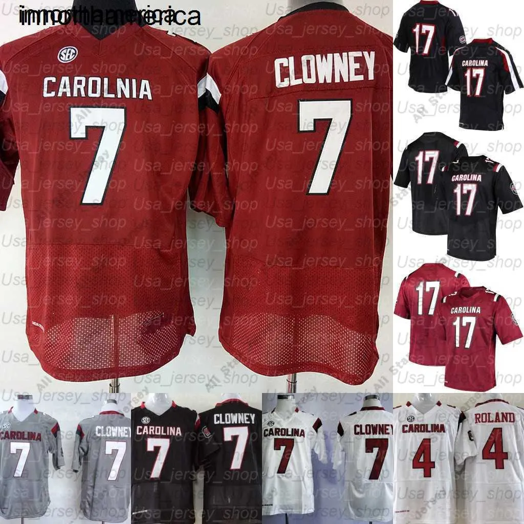 Maglie da football universitarie personalizzate Jones Jaycee Horn T.J. Brunson Deebo Samuel Shaq Rola