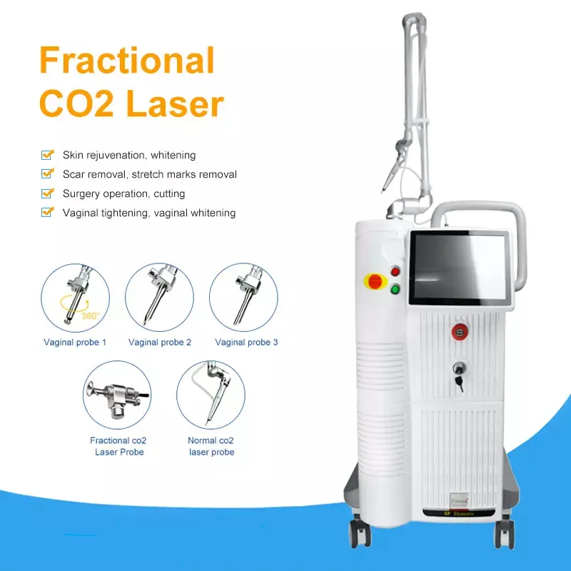 Professional Fractional CO2 Laser system Scar Stretch Marks Removal Machine Wrinkle powerful lazer Treatment Skin Resurfacing device salon use beauty Equipment