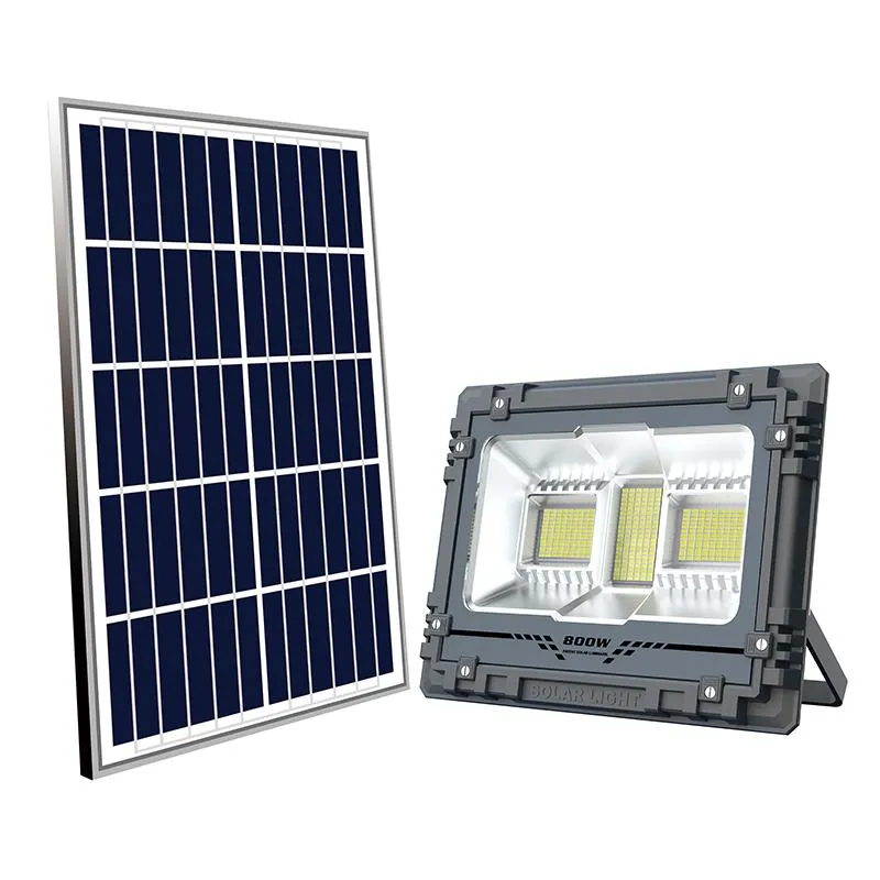 Solar Floodlight lamp Spotlight Waterproof with Remote Control LED Outdoor Lighting