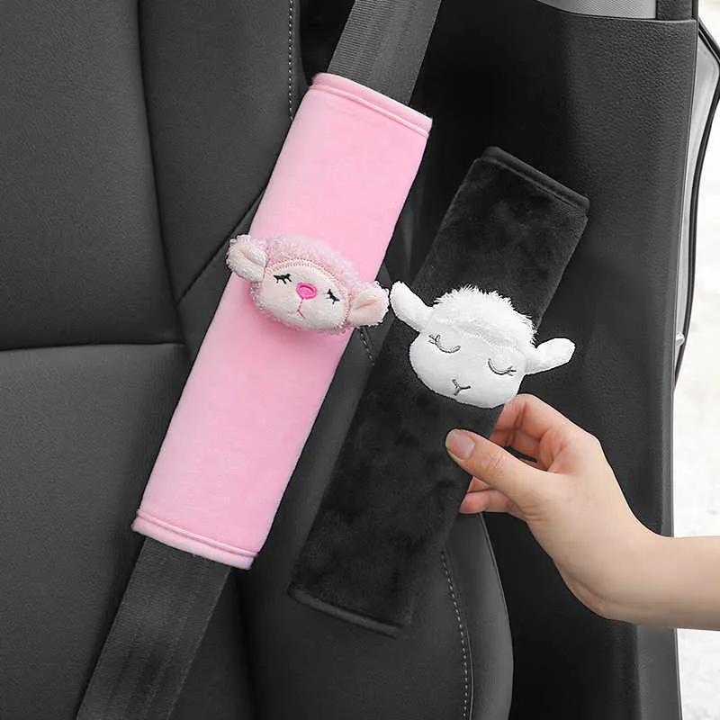 Car Styling Seat Belt Cover Shoulder Strap Harness Cushion Cartoon Cloud Car Seatbelt Shoulder Pad Protector Auto Neck Support - View #8
