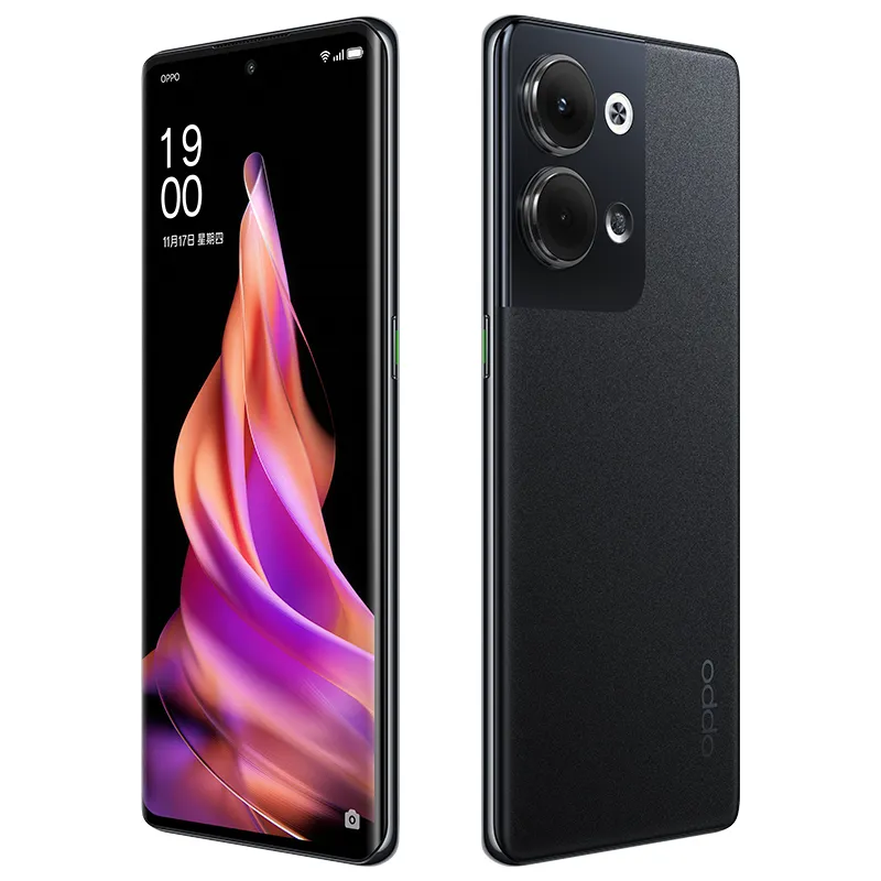 Originele Oppo Reno 9 5G Mobiele telefoon SMART 12GB RAM 256 GB 512 GB ROM Snapdragon 778G 64.0MP NFC 4500MAH Android 6.7 "120Hz AMOLED FURLY SCHERM VIERPREINT ID FACE COLLASH