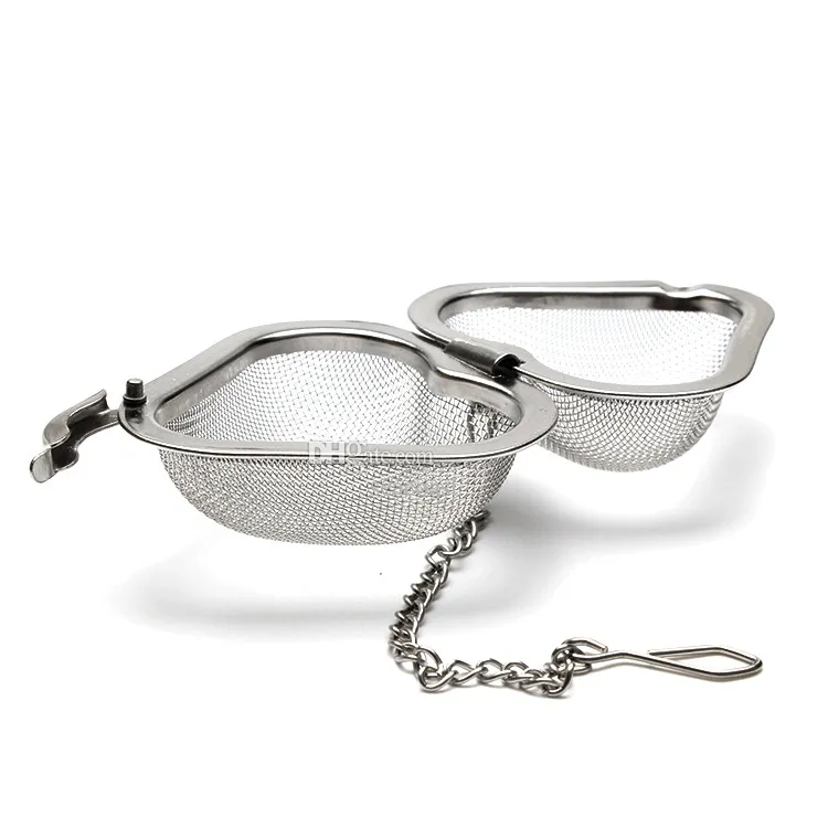 2 Colini Per Spezie In Acciaio Inox, Filtro Per Tè A Emisfera Con Catena, Riutilizzabile, Per Cucina E Infusi - 2