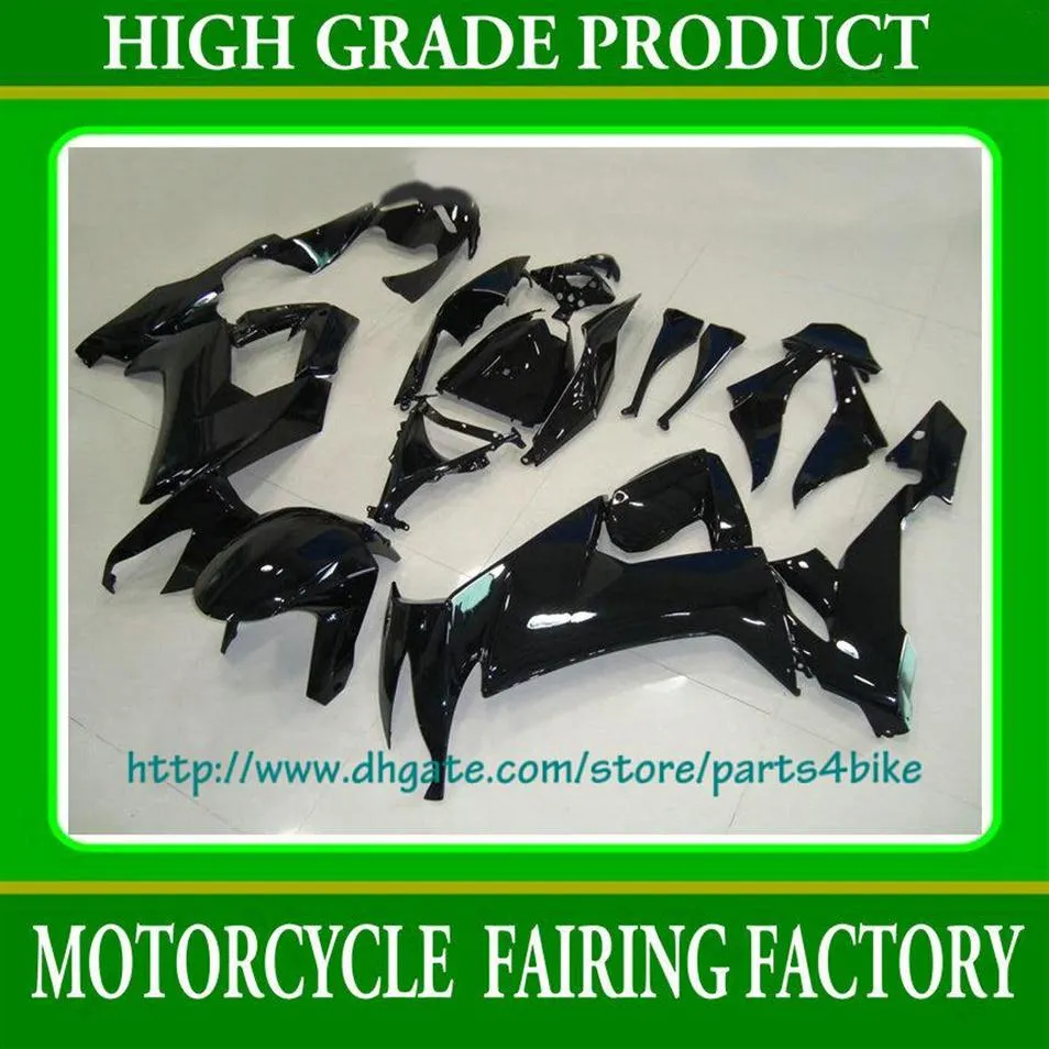 Ganz schwarzes Rennverkleidungs-Bodykit für Kawasaki ZX-10R 08 ZX10R 2009 ZX10R 08 09 ZX 10R-Verkleidungen RX2b1705