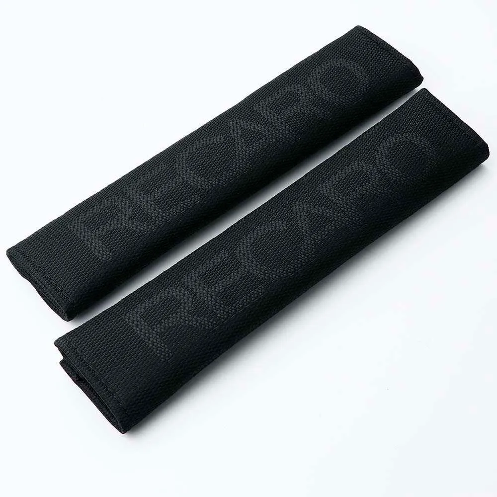 Ceintures de sécurité Accessoires JDM Style RECARO Hyper Tissu Couverture de ceinture de sécurité Bandoulière Pad Harnais Pads pour Universal Car T221212