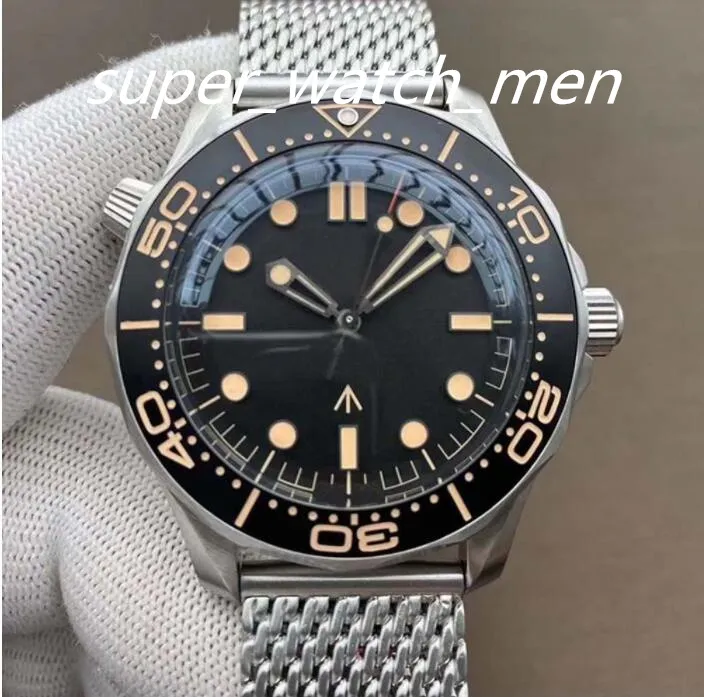 Роскошные часы Diver 300M 007 Watchs Edition Black Sea Planet 600M Автоматическое механическое движение мужчина смотрит на стальные ремешки спортивные наручные часы