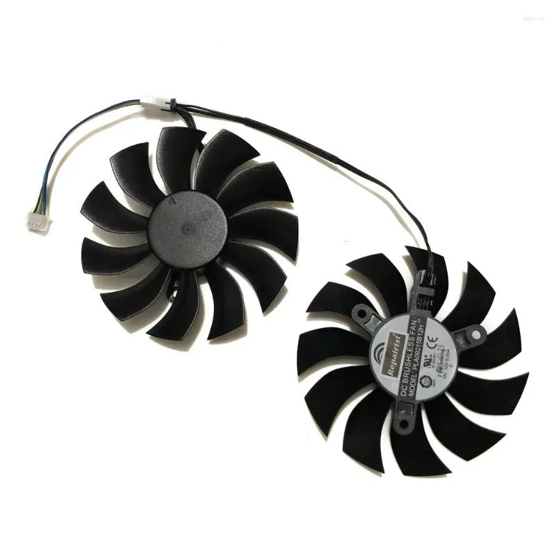 Computer Coolings 2 Pcs/set 4Pin 85MM GTX 980Ti 950 GPU VGA Cooler Graphics Card Fan For EVGA GTX980TI GTX950 ACX2.0 Video Cards Cooling