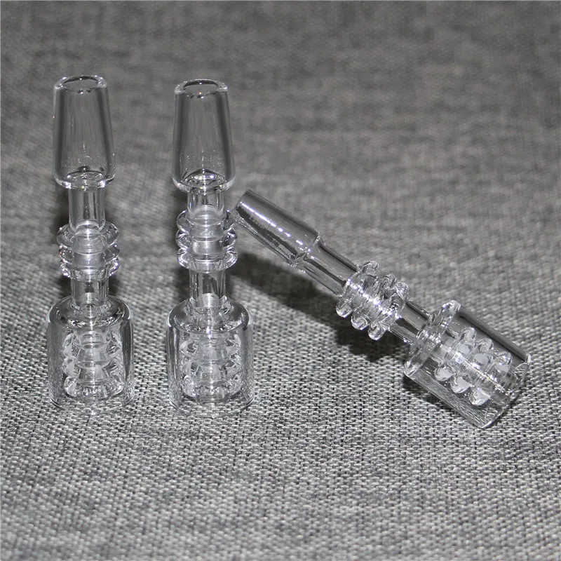 Hookahs Three Stacks Diamond Knot Quartz Banger Nagel Nieuwe stijl met heldere gewricht voor glazen waterpijpen Dab Rigs Pipes