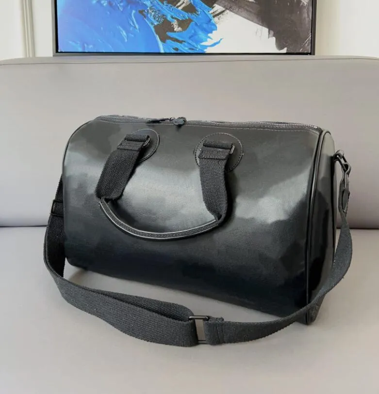 Nowa sprzedaż List Expossment Torby Duffel Projektant mody marka mężczyzn Mężczyzn handlu bagażem torby podróży M43696 Speedys Bandouliere torebki na ramię 40 cm