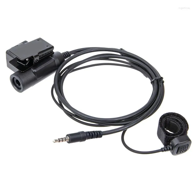 Microphones 3.5mm Téléphone portable Microphone à doigt U94 PHEADSET Key Switch