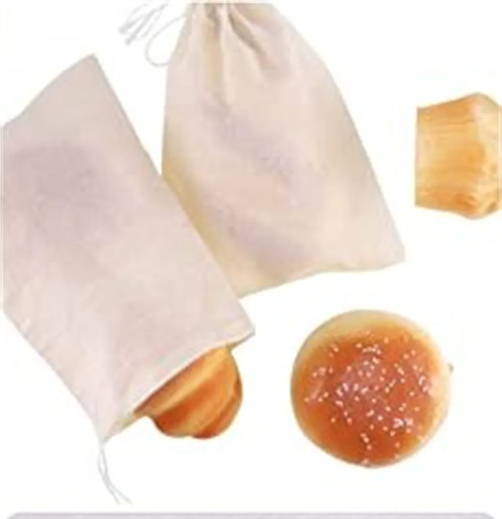 Factory Muslin Bags Burlap Bag Drawtring Sachet Multipurpose voor thee sieraden bruiloftsfeest gunsten opslag