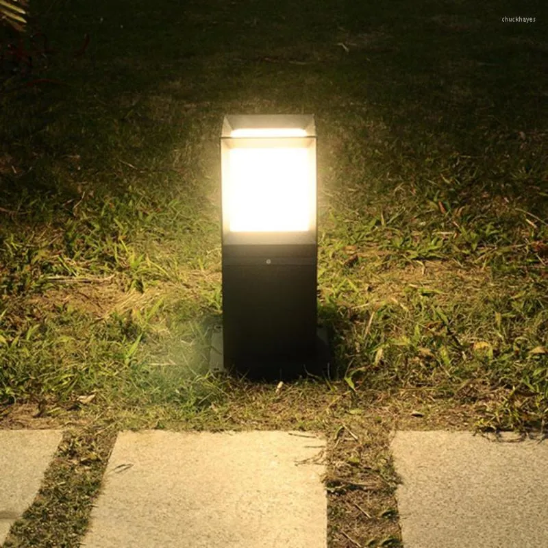 Moderne waterdichte LED LED Garden Lawn Lamp Outdoor Gate Pathway Stigma Courtyard Villa Landschap Pillar Light