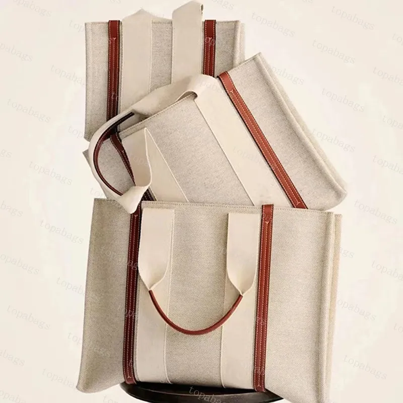 Nouveau sac de créateur fourre-tout sacs femmes sacs à main de luxe décontracté épaule bandoulière sac à provisions toile en cuir véritable Chlo sac fourre-tout Fashion Channel Handbag