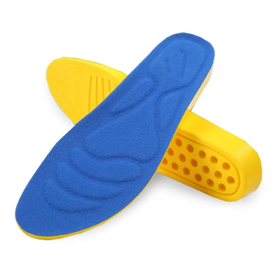 Hoogte Verhoog Blauwe inlegzolen 2 5 cm Boogsteun schoenpad voetzorg PU Materiaal Anti-slippery Zwarte binnenzool voor mannen en vrouwen261W